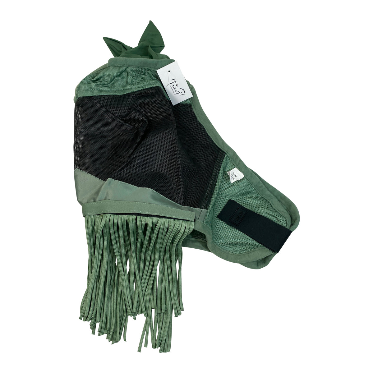 Horze Fringe Fly Mask in Sea Spray