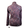 Arista Equestrian 'Luxe' 1/4 Zip Shirt in Burgundy Tack 
