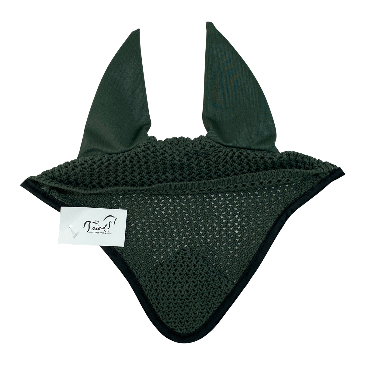 Equestrian Stockholm Fly Bonnet in Sycamore Green