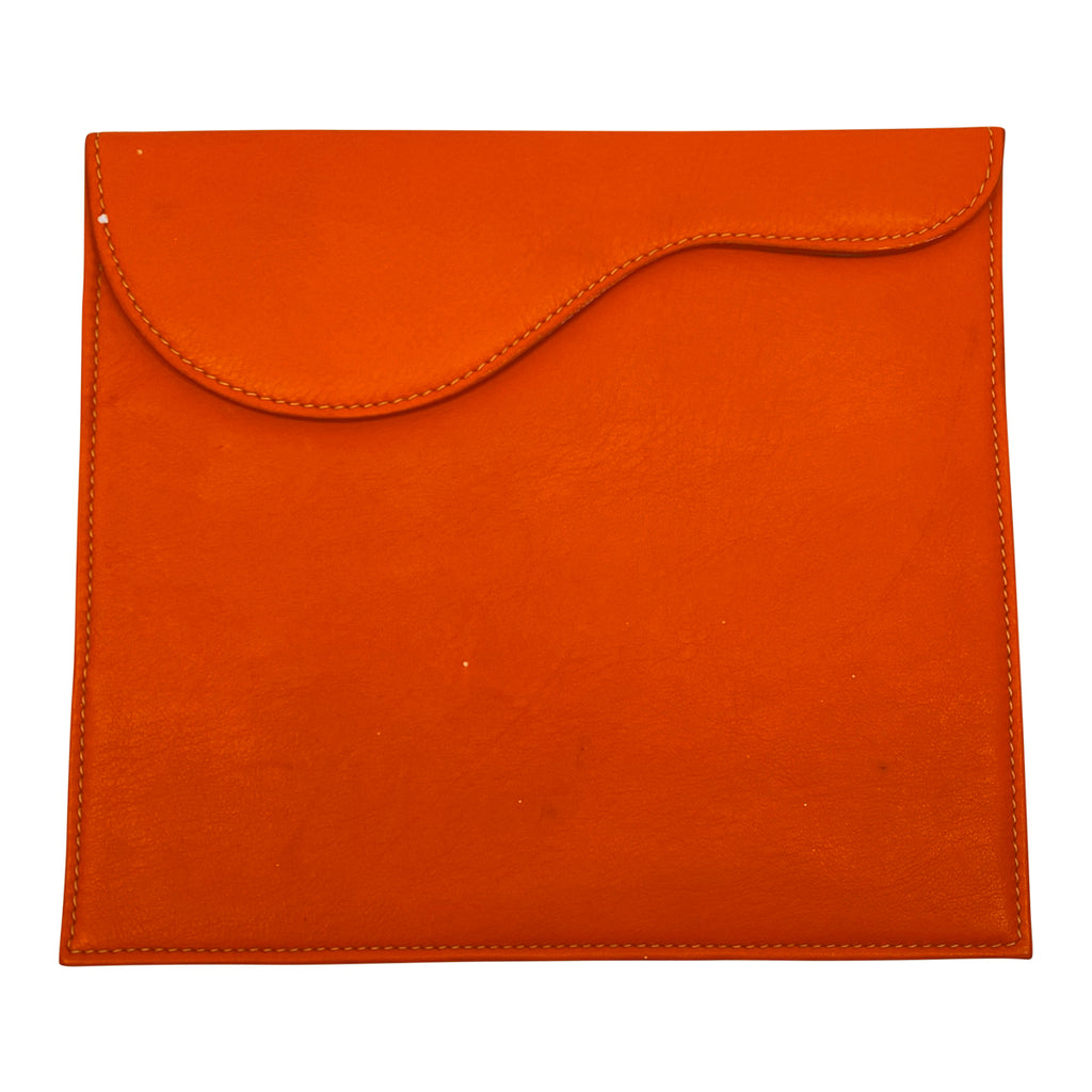 Oughton Magnetic Envelope Clutch in Clementine