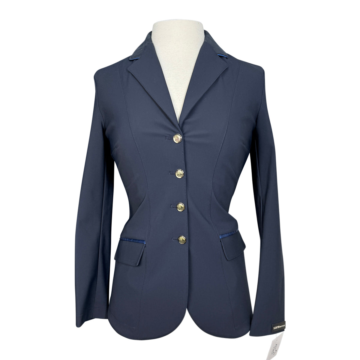Sarm Hippique 'Antea EQ' Classic Show Coat in Navy