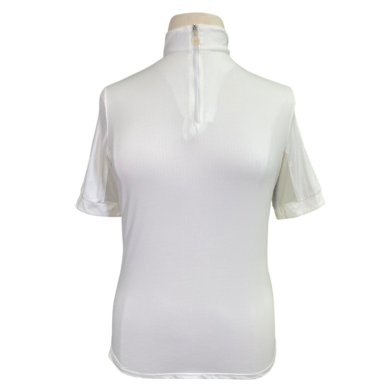 Kastel 'Charlotte' Signature Short Sleeve Shirt in Eggshell