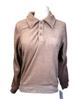 Pomme 'Riviera' Terry Sweater in Nougat