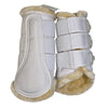 Eskadron Faux Fur Brushing Boots in Whit