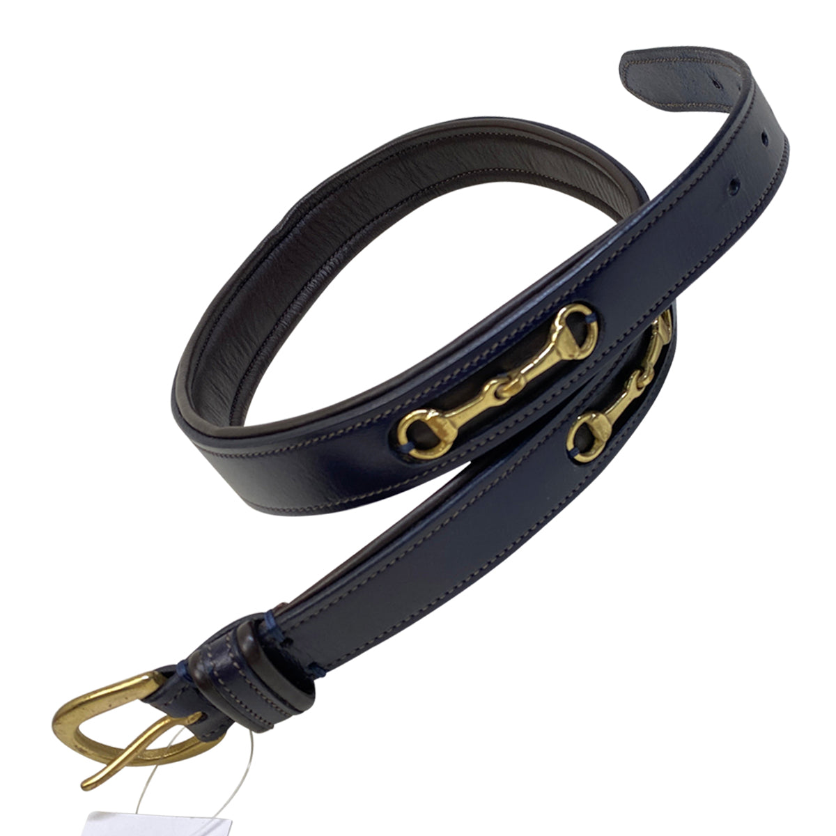 Equinavia 'Tirild' Bit Belt in Brown/Navy 