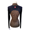 Kastel 'Mariah' Sun Shirt in Cheetah/Black - Women's medium