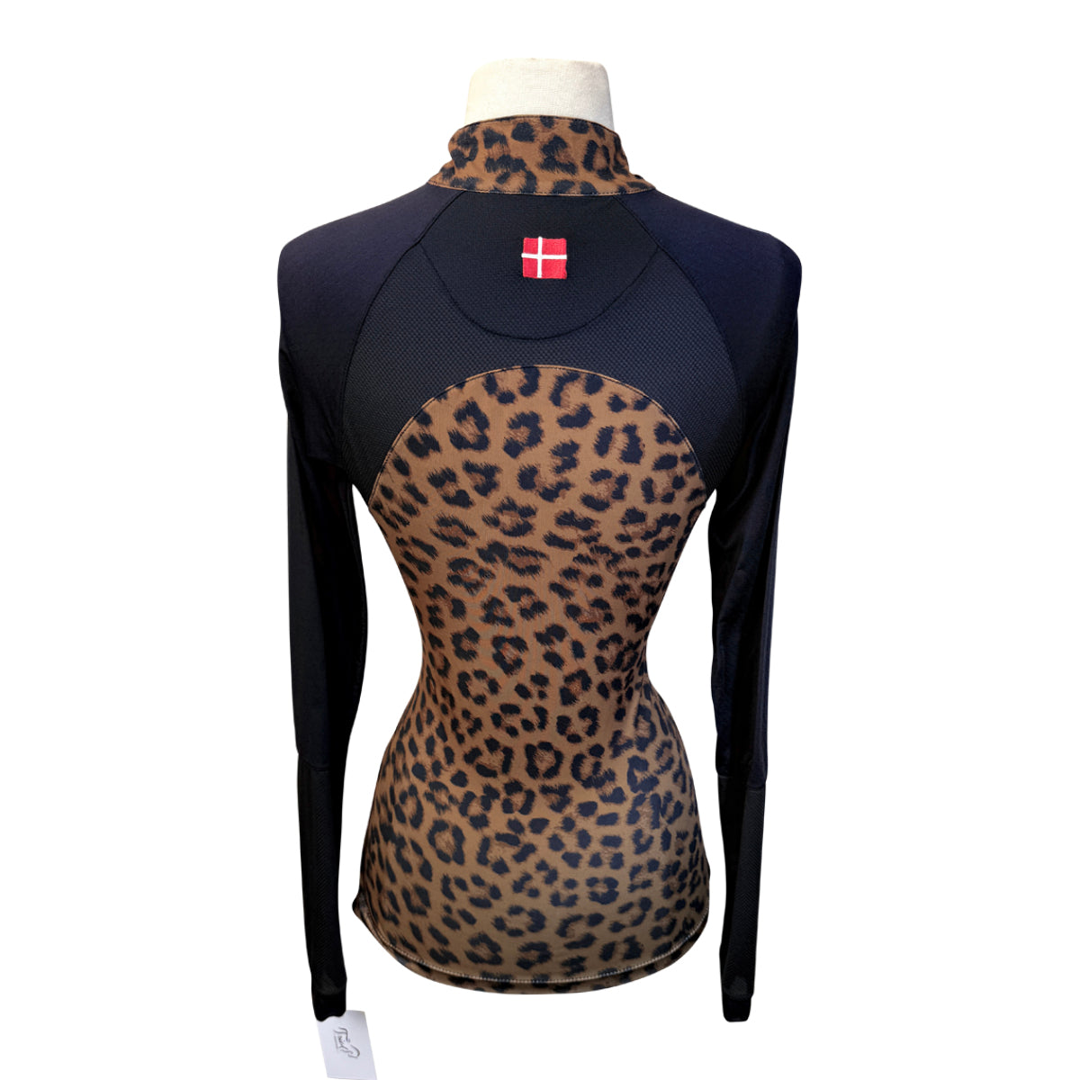 Kastel 'Mariah' Sun Shirt in Cheetah/Black - Women's medium