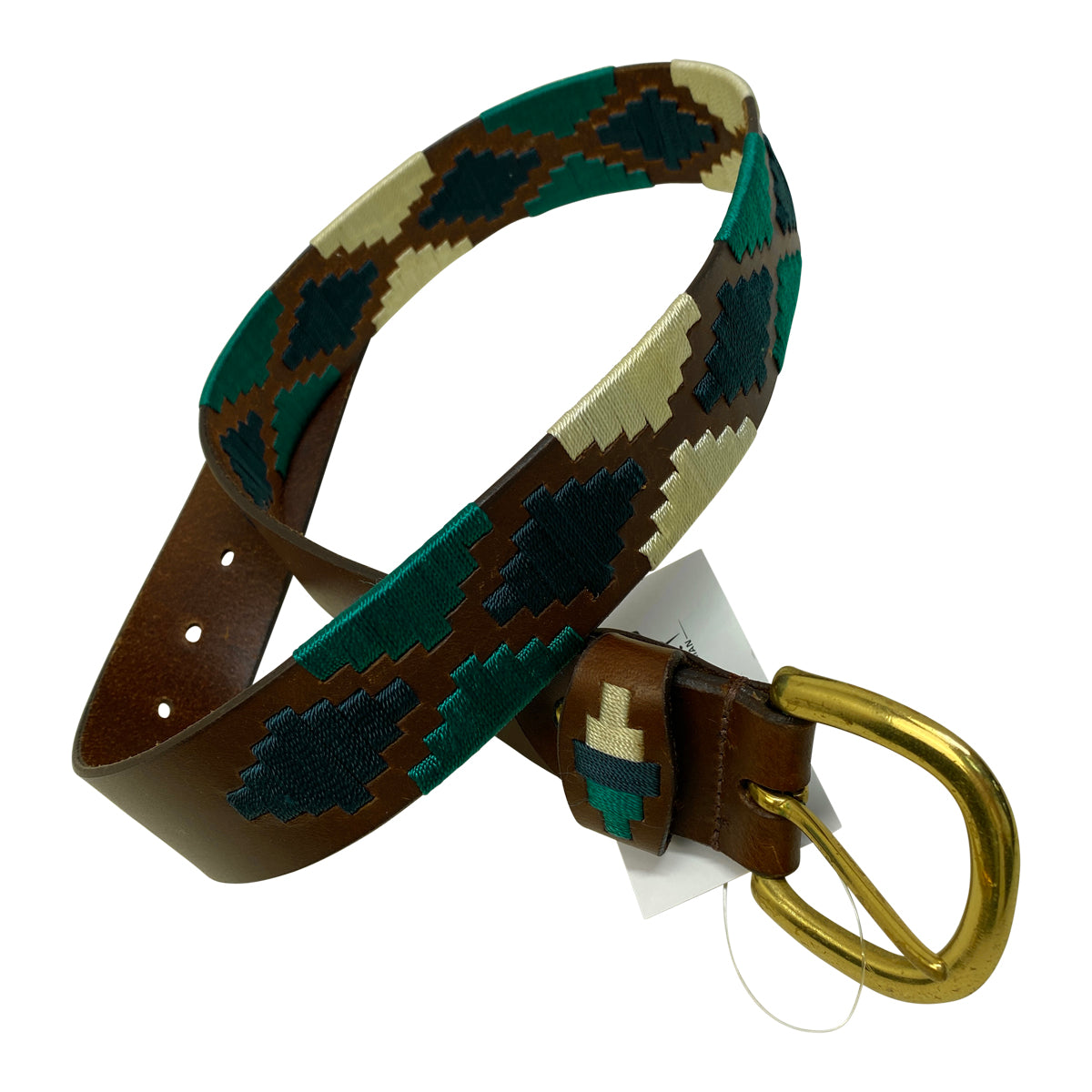 Equinavia 'Siri' Polo Belt in Chestnut/Blue