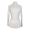 Animo Barnas Ladies Short Sleeve Competition Shirt in White