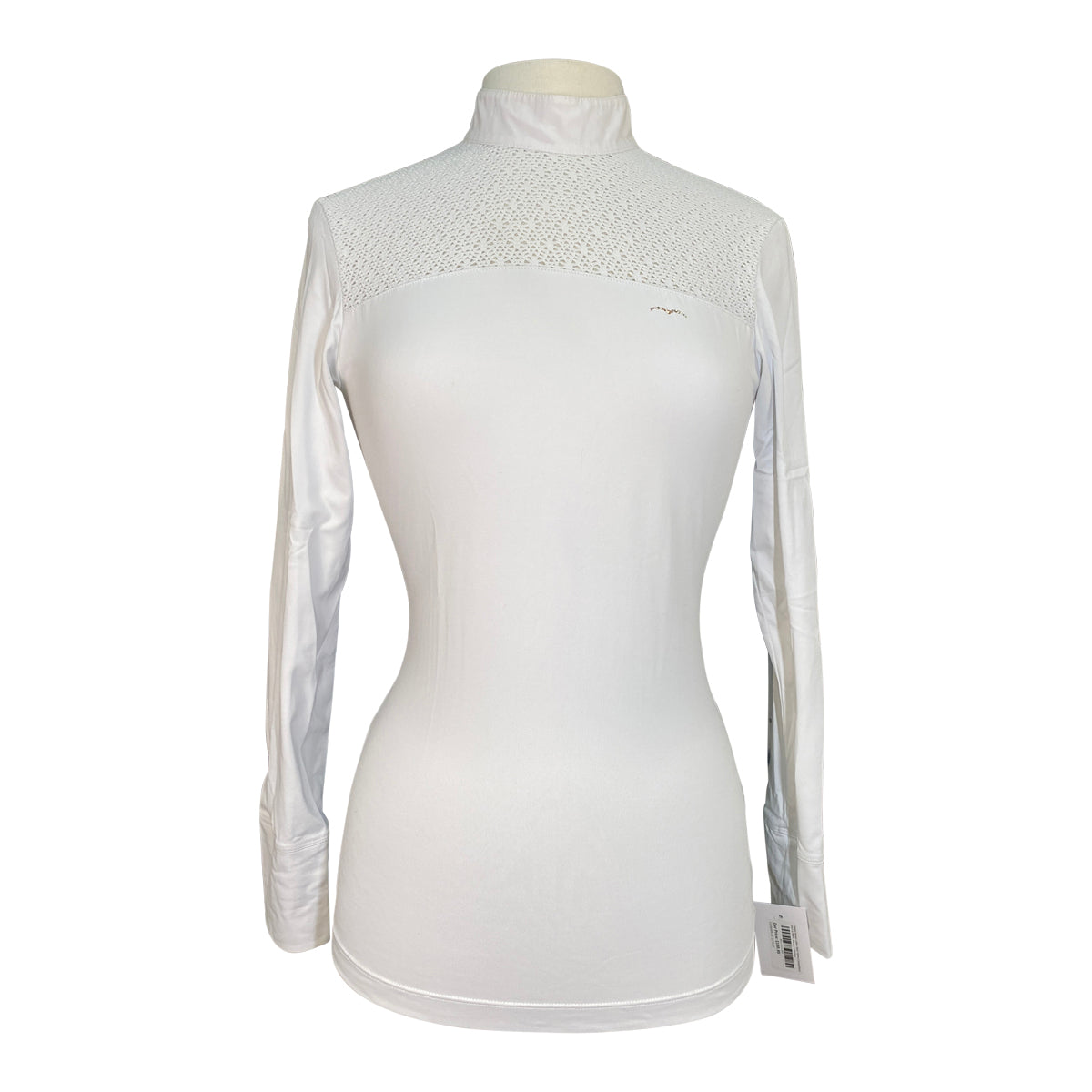 Animo Barnas Ladies Short Sleeve Competition Shirt in White