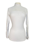 Animo Barnas Ladies Short Sleeve Competition Shirt in White