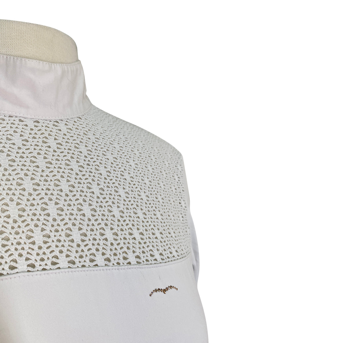 Animo Barnas Ladies Short Sleeve Competition Shirt in White
