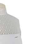 Animo Barnas Ladies Short Sleeve Competition Shirt in White