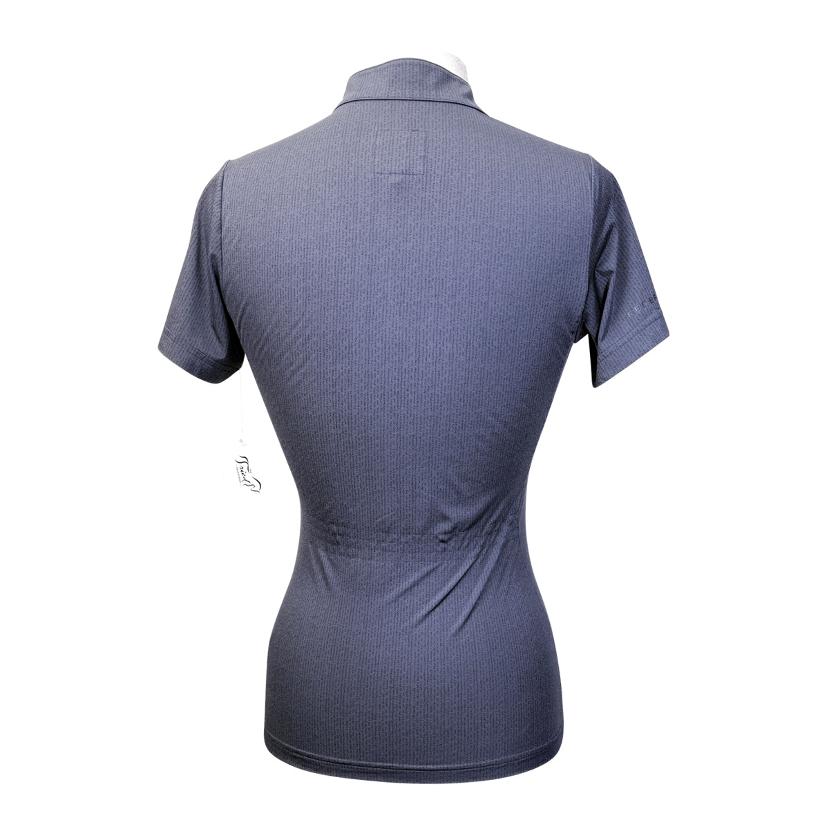 Samshield 'Bruna' Short Sleeve Training Shirt in Grey/Black Glitter Microdots