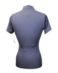 Samshield 'Bruna' Short Sleeve Training Shirt in Grey/Black Glitter Microdots