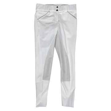 Eurofit 'Laurenburg' Full Seat Breeches in White