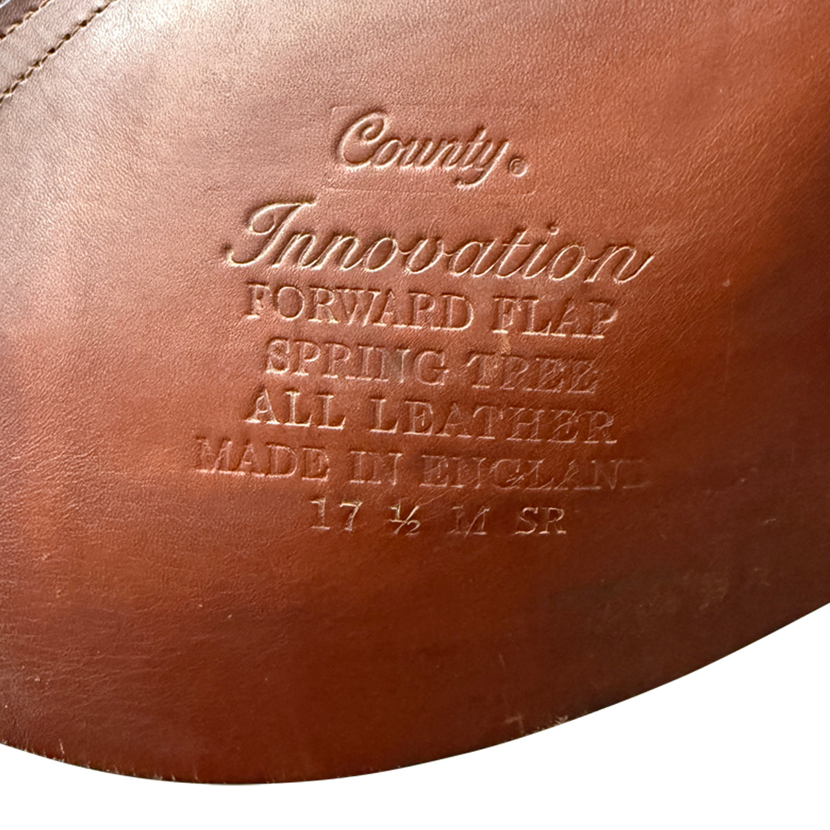 County 'Innovation' 2016 Jump Saddle in Brown