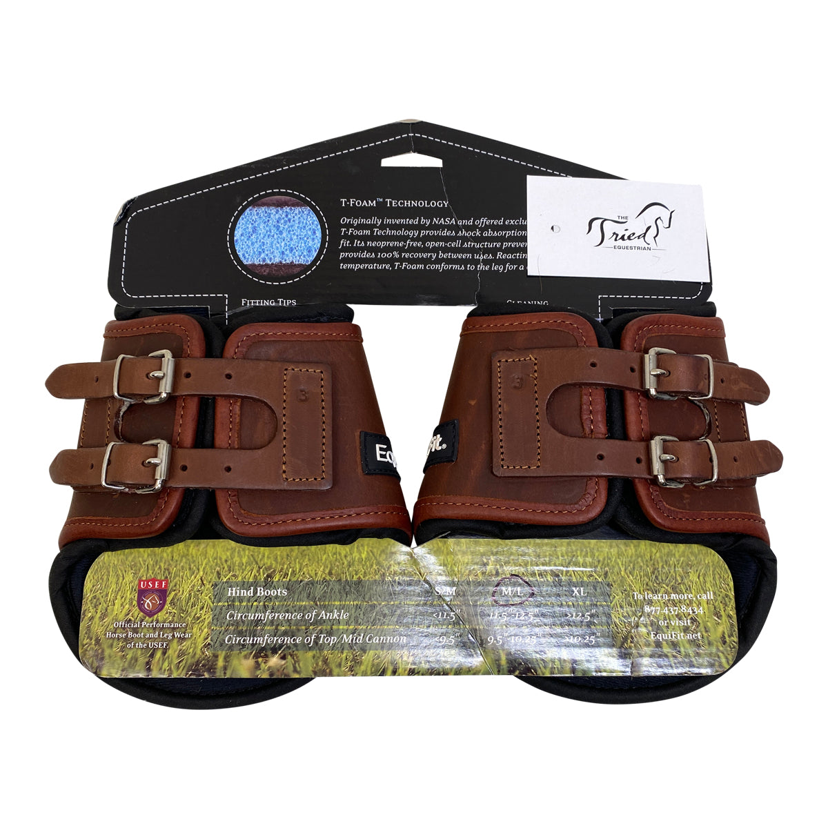 EquiFit T-Boot Hind Ankle Boots in Brown