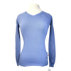AA Platinum Perforated Sweater in Powder Blue