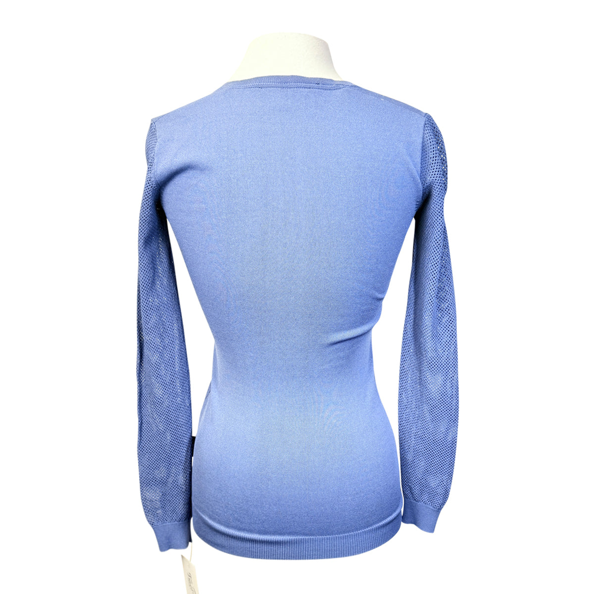 AA Platinum Perforated Sweater in Powder Blue