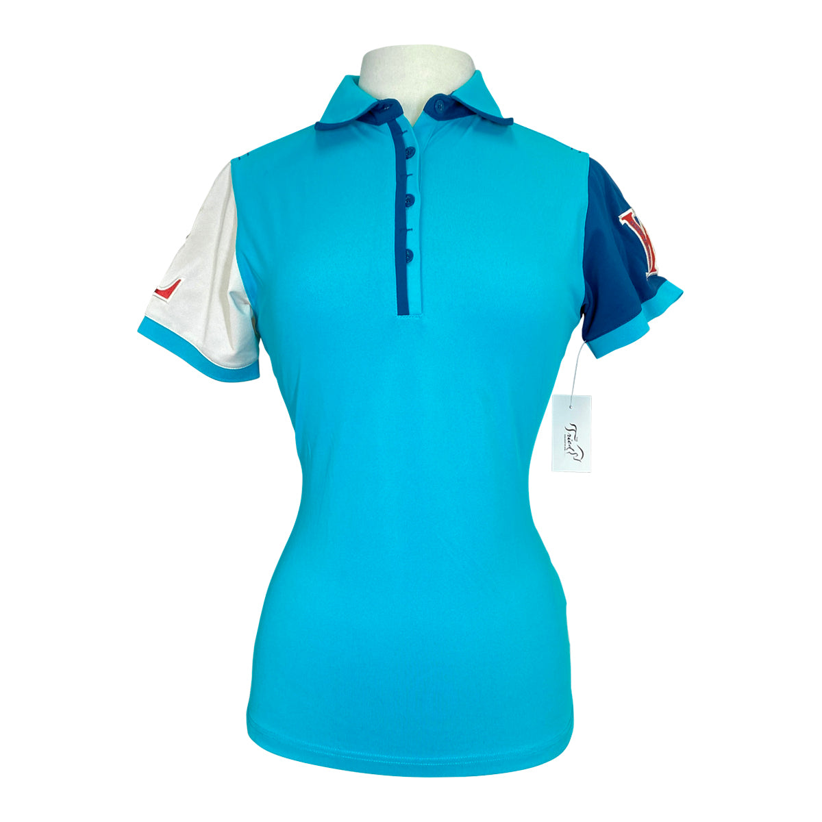 Kingsland 'Termine' Polo Pique Shirt in Blue Vacanza 