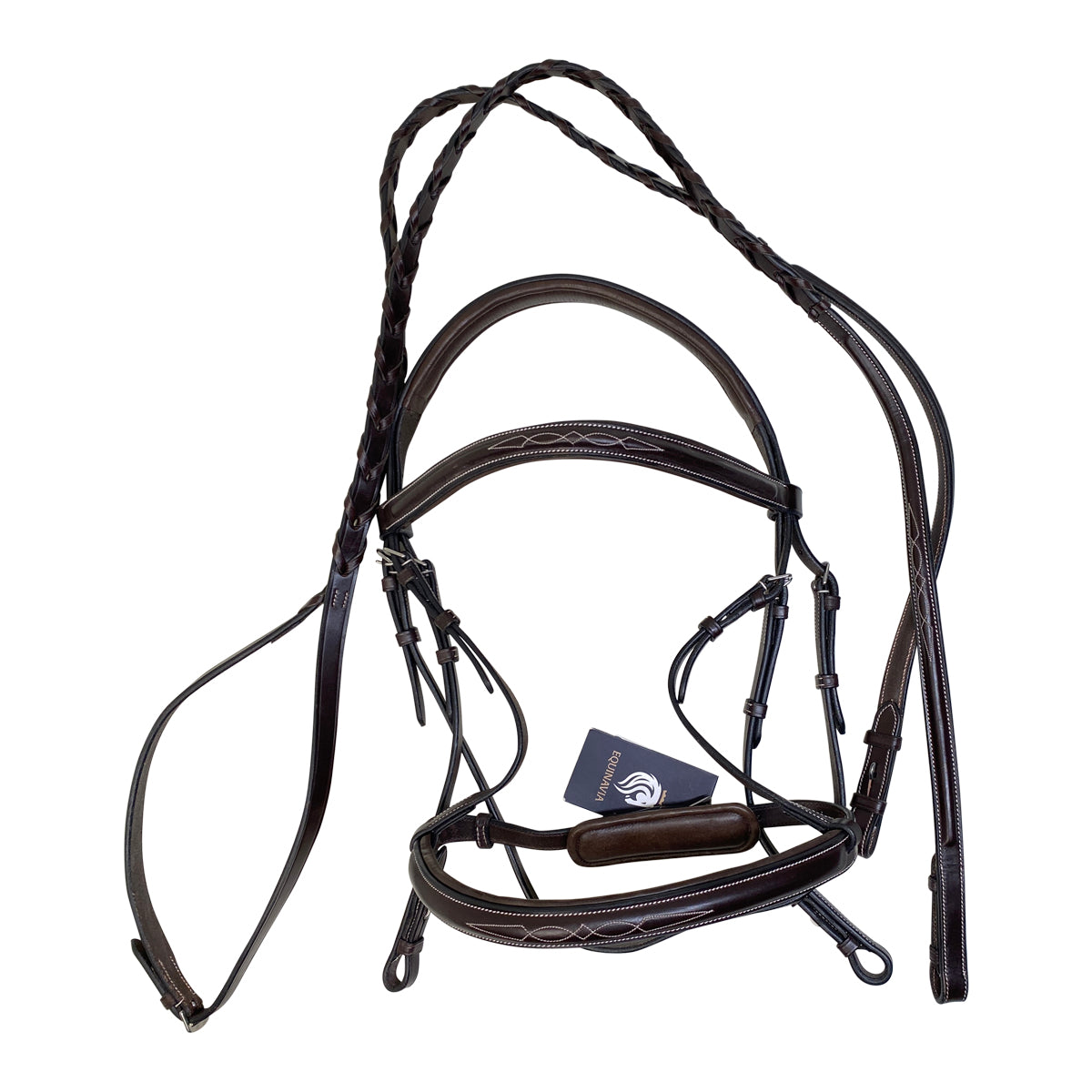 Equinavia 'Saga' Hunter Bridle in Chocolate 