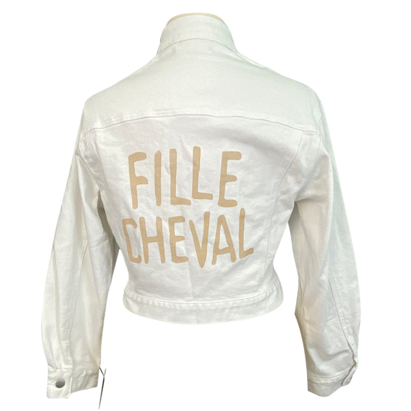 Back of Dapplebay x MES &#39;Fille Cheval&#39; Jacket in White