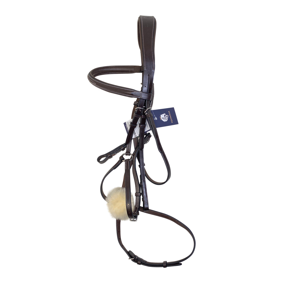 Equinavia 'Valkyrie' Figure 8 Bridle in Chocolate