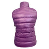 Back of Horze 'Spirit' Puffer Vest  in Purple