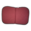 Dover Saddlery Quilted All-Purpose Piped Saddle Pad in Burgundy/Black