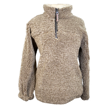 Dylan 'Solid Hailey' 1/2 Zip Pullover in Taupe