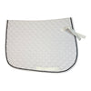 Dover Saddlery Quilted A/P Pad in White/Black