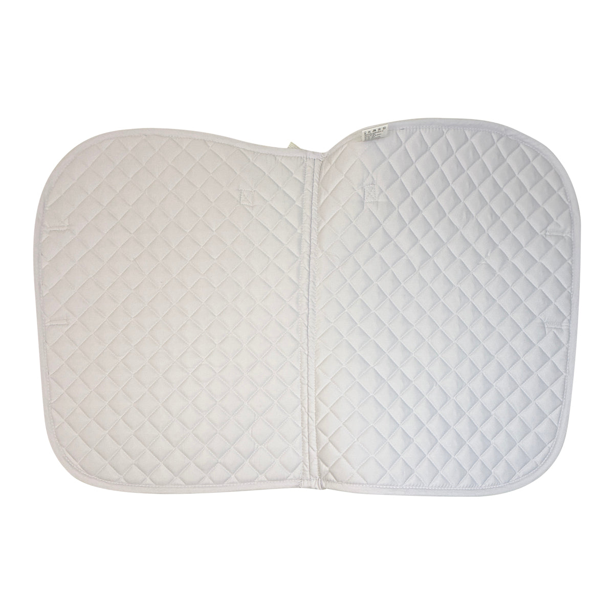 Dover Saddlery Quilted A/P Pad in White/Black