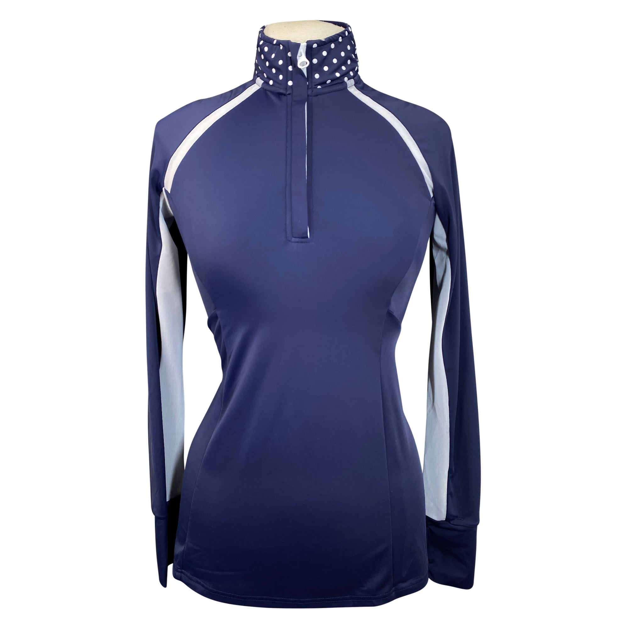 Front of Sync Equestrian Daisy Sun Shirt  in Navy - Women's XS