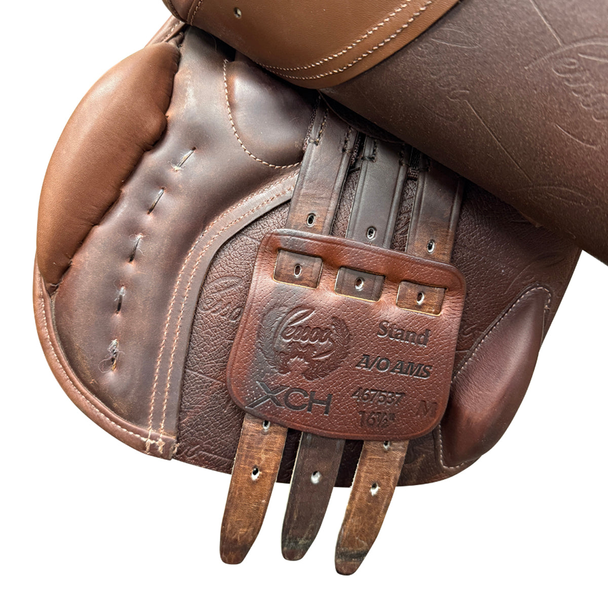 Pessoa 'A/O AMS' Saddle in Brown - 16.5"