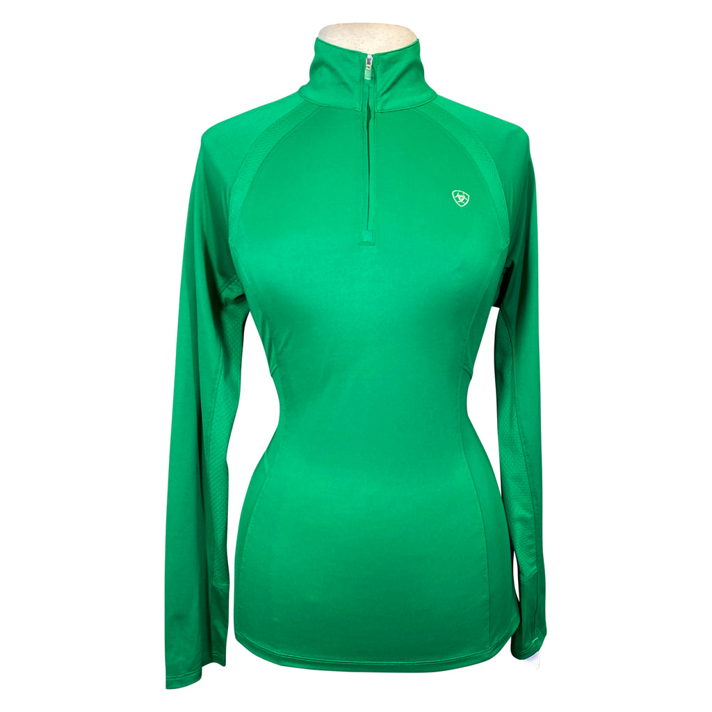 Ariat 'Sunstopper 2.0' Baselayer in Green Pasture - Women's Small