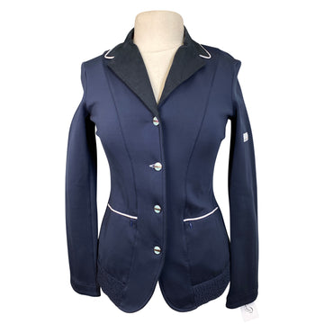 Animo Competition Jacket in Navy/White Piping