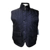 Yagya Quilted Riding Vest in Black