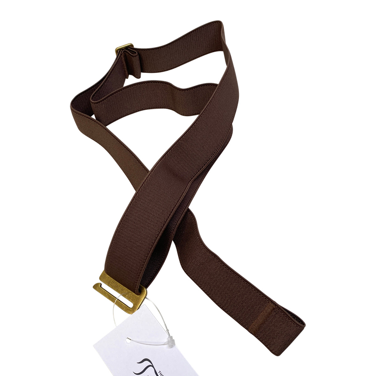 Botori 'Slide' Elastic Stretch Belt in Coffee