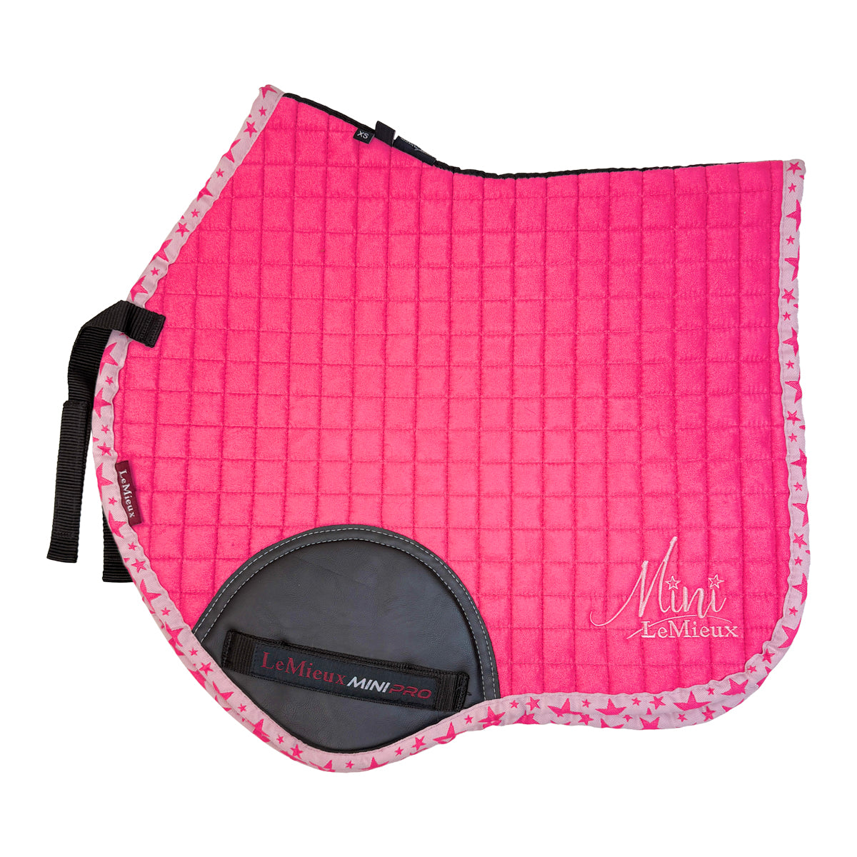 LeMieux Mini Suede Jump Square Pad in Pink