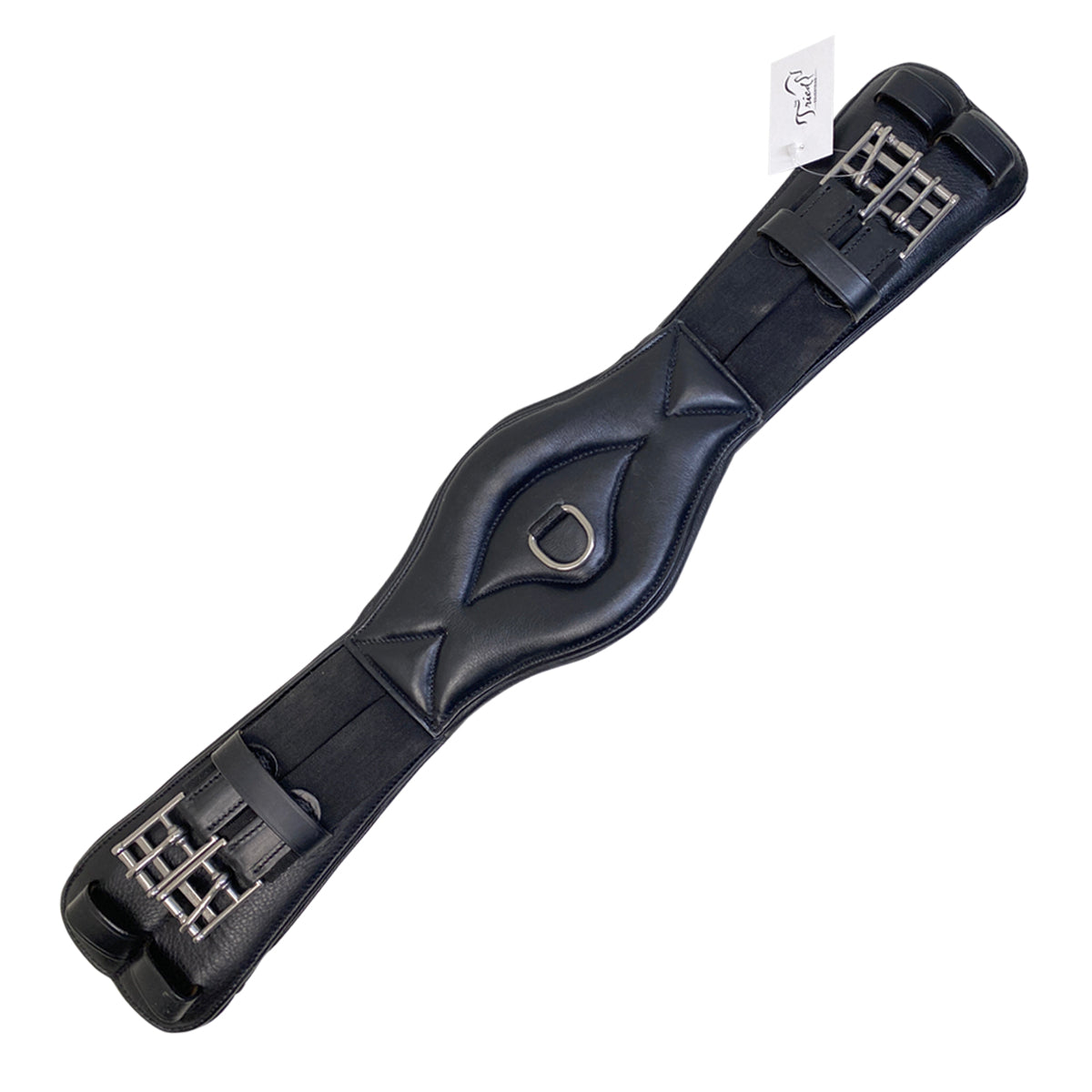 Flex Rider Comfort Leather Dressage Girth in Black