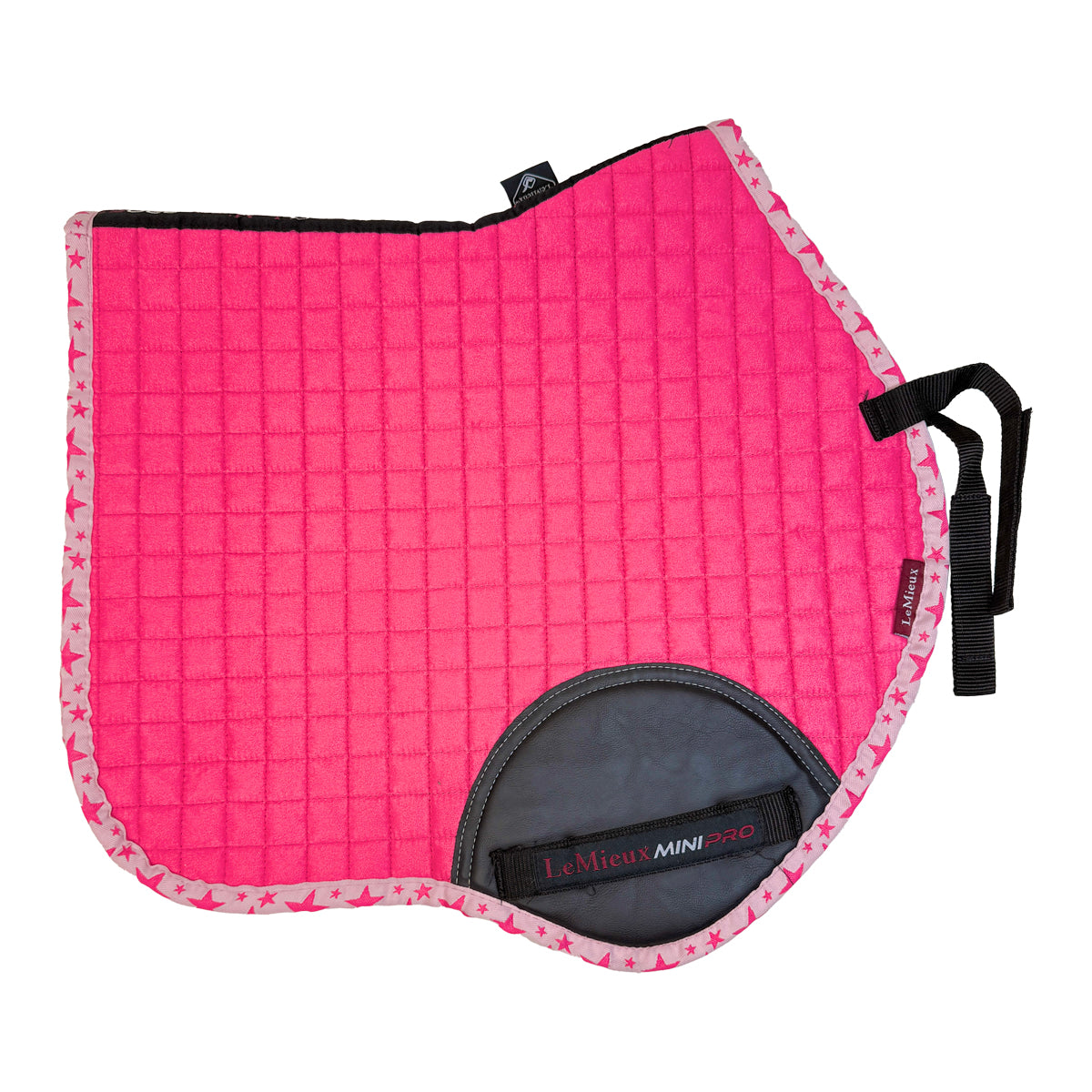 LeMieux Mini Suede Jump Square Pad in Pink