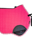 LeMieux Mini Suede Jump Square Pad in Pink