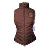Butet Puffer Vest in Chocolate