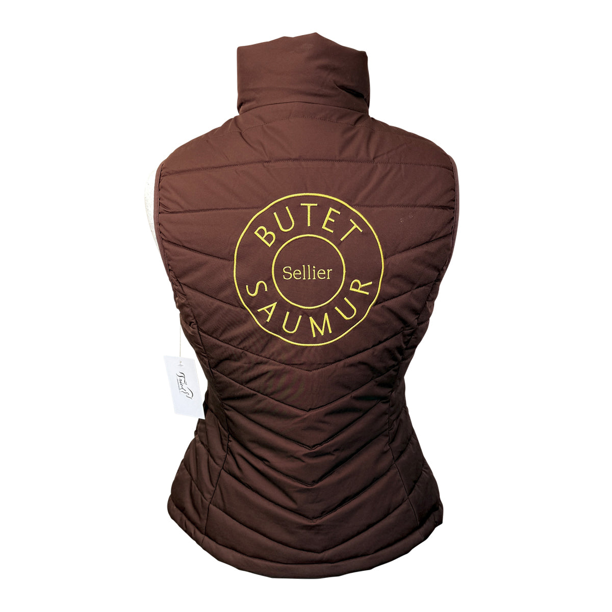 Butet Puffer Vest in Chocolate
