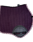 LeMieux Mini Suede Jump Square Pad in Purple 