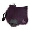 LeMieux Mini Suede Jump Square Pad in Purple 