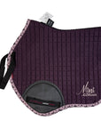 LeMieux Mini Suede Jump Square Pad in Purple 