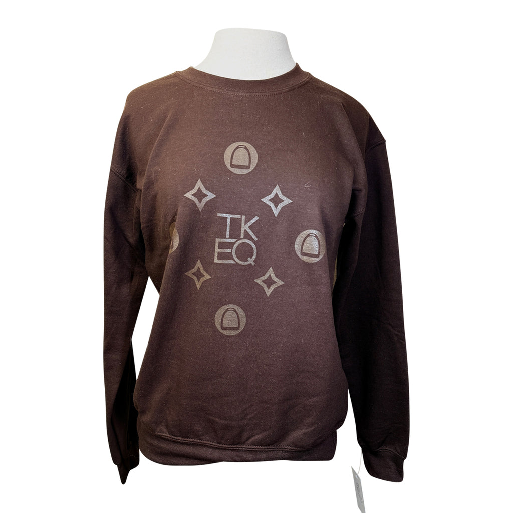 KEQ 'Monogram' Pullover in Espresso