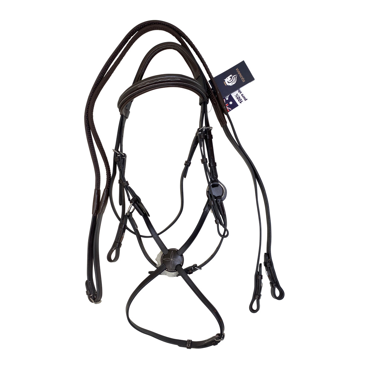 Equinavia 'Saga' Figure 8 Bridle in Chocolate
